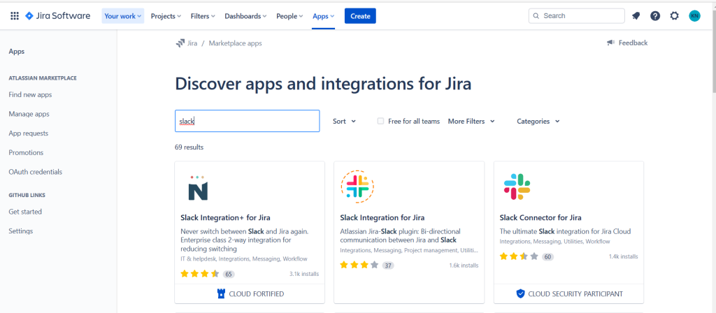 Integrate Jira - Atlassian Marketplace view